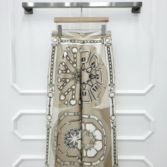 [미다스] 에르메스 칼레이도스코프 효과 프린트 크롭팬츠 H4H0477DWF836