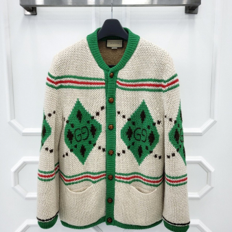 [미다스] 구찌 알파카 자카드 가디건 642798 S