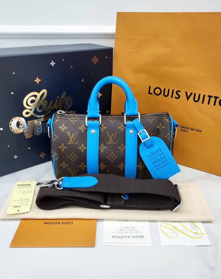 [미다스]루이비통 LV 컬러 메니아 반둘리에 키폴25 M12609