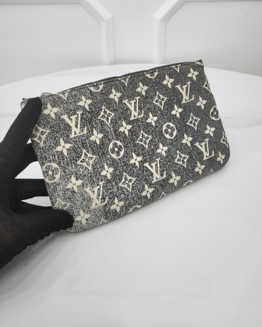 [미다스]루이비통 네버풀 MM 데님 자카드 모노그램 그레이 M24164