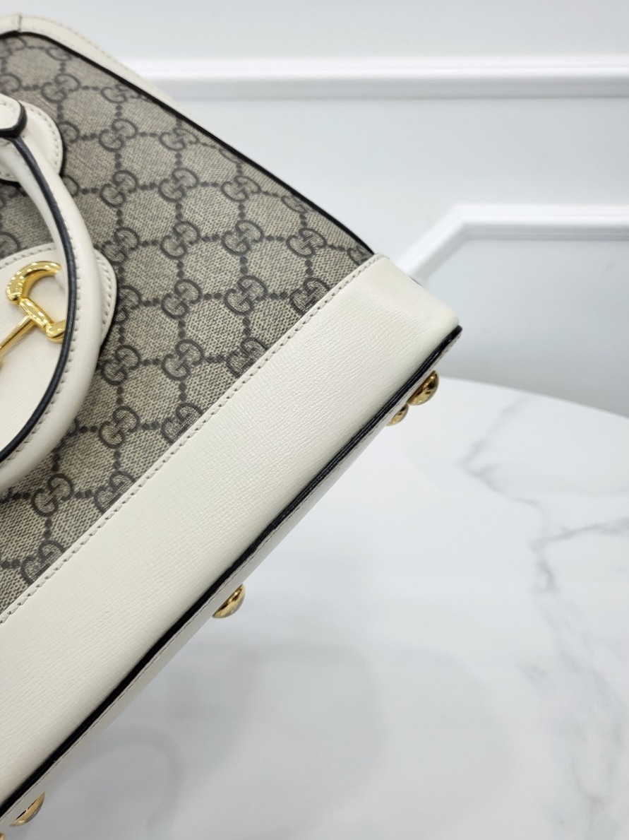 [미다스] 구찌 GG 수프림 1955 홀스빗 탑핸들 스몰 621220