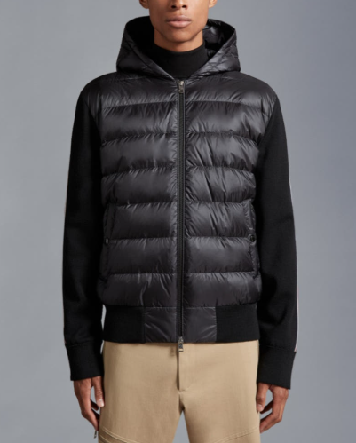 [미다스] 몽클레어 트리콧 울 후드 패딩 I20919B00008 M