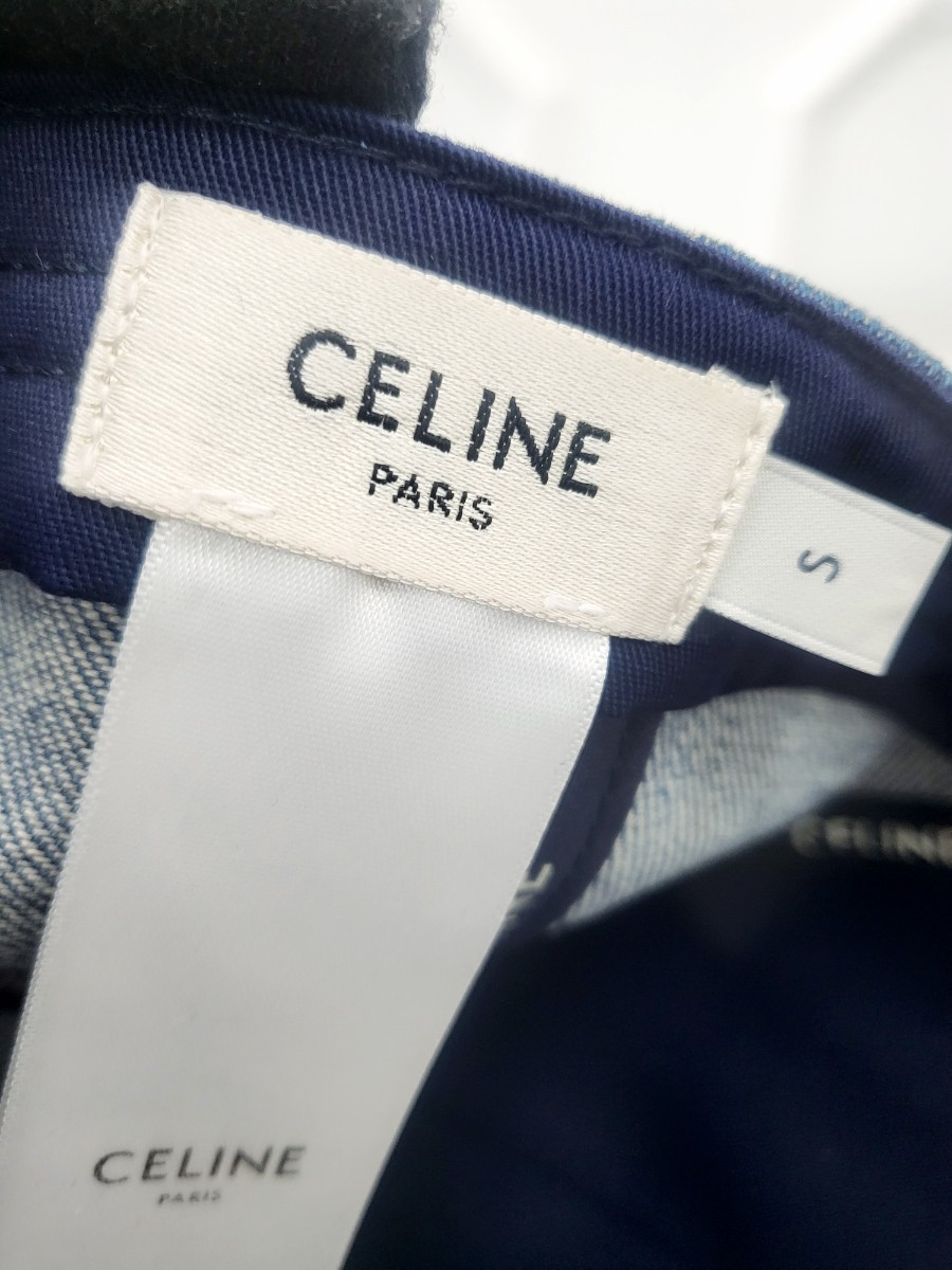 [미다스] 셀린느 트리옹프 데님 베이스볼 캡 2AUT6930F S