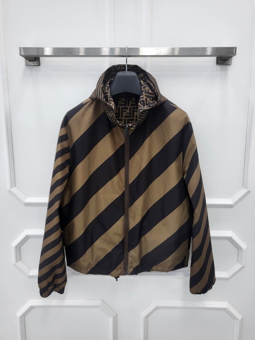 [미다스] 펜디 FF로고 리버시블 후드점퍼 FAA615 44