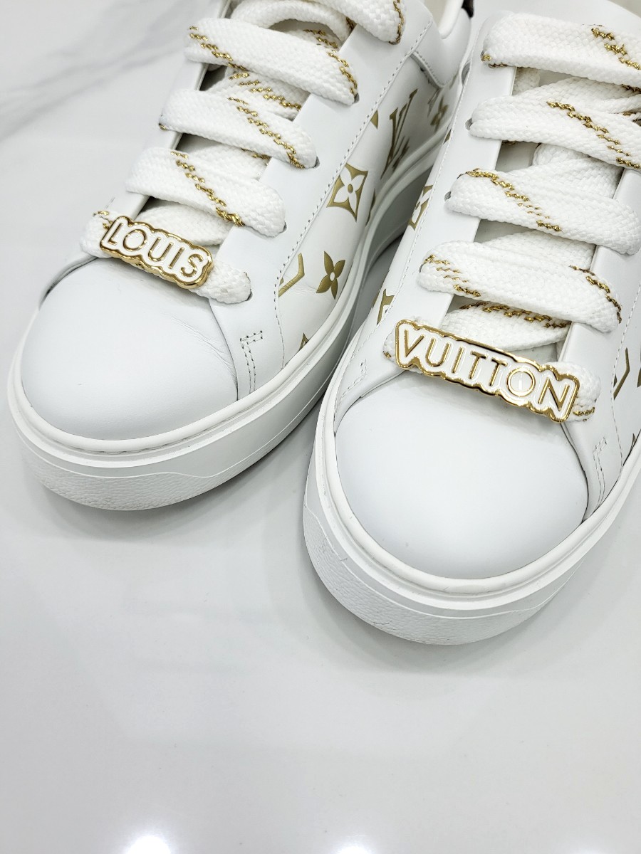 [미다스] 루이비통 모노그램 화이트골드 타임아웃 38