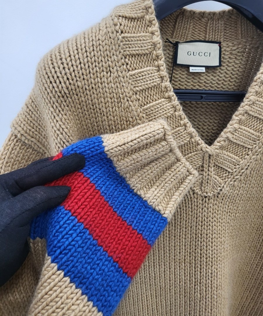 [미다스] 구찌 스트라이트 스웨터 715291 L