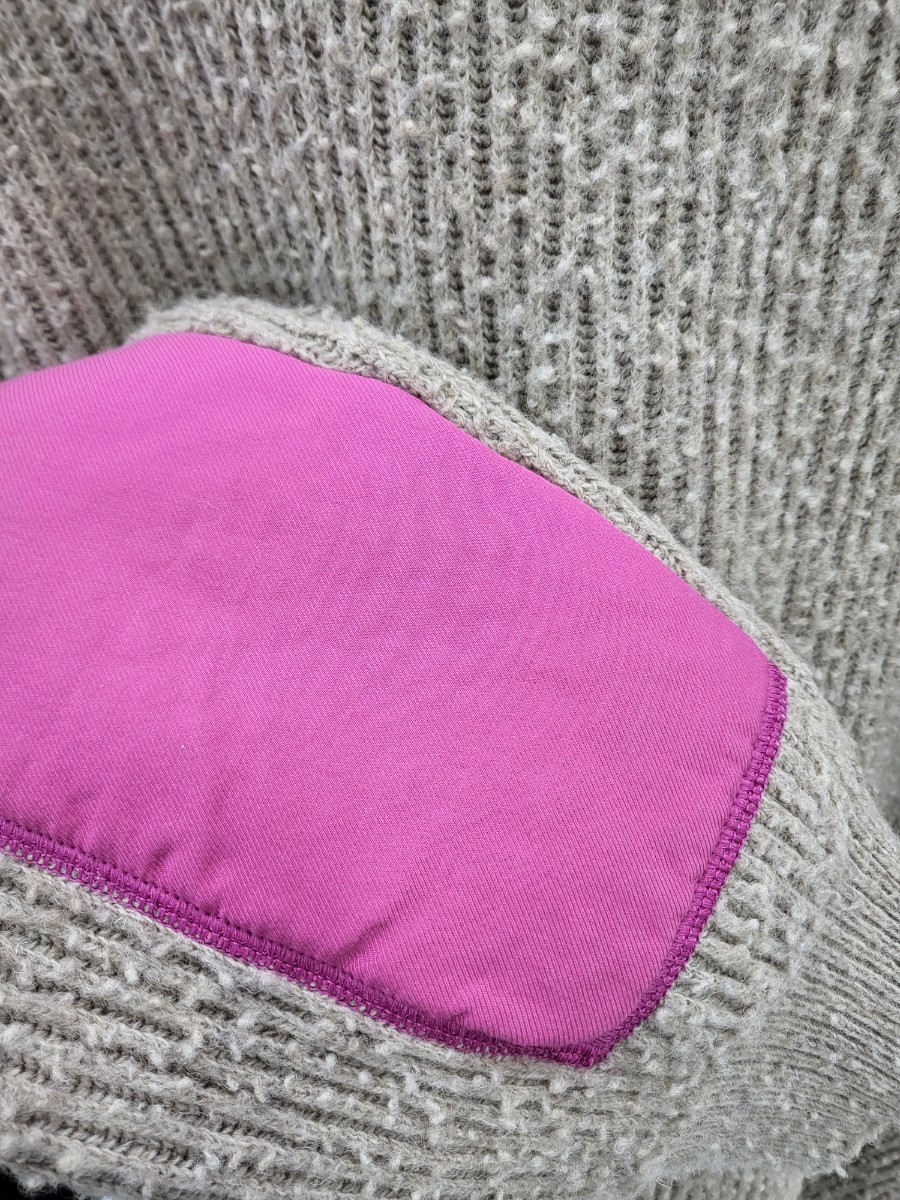 [미다스] 디올 지퍼 디테일 카라 스웨터 XL 383M640AT547