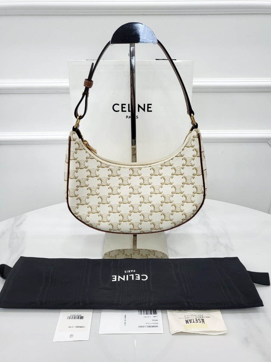 [미다스] 셀린느 트리오페 아바백 미디움 화이트 193952BZJ