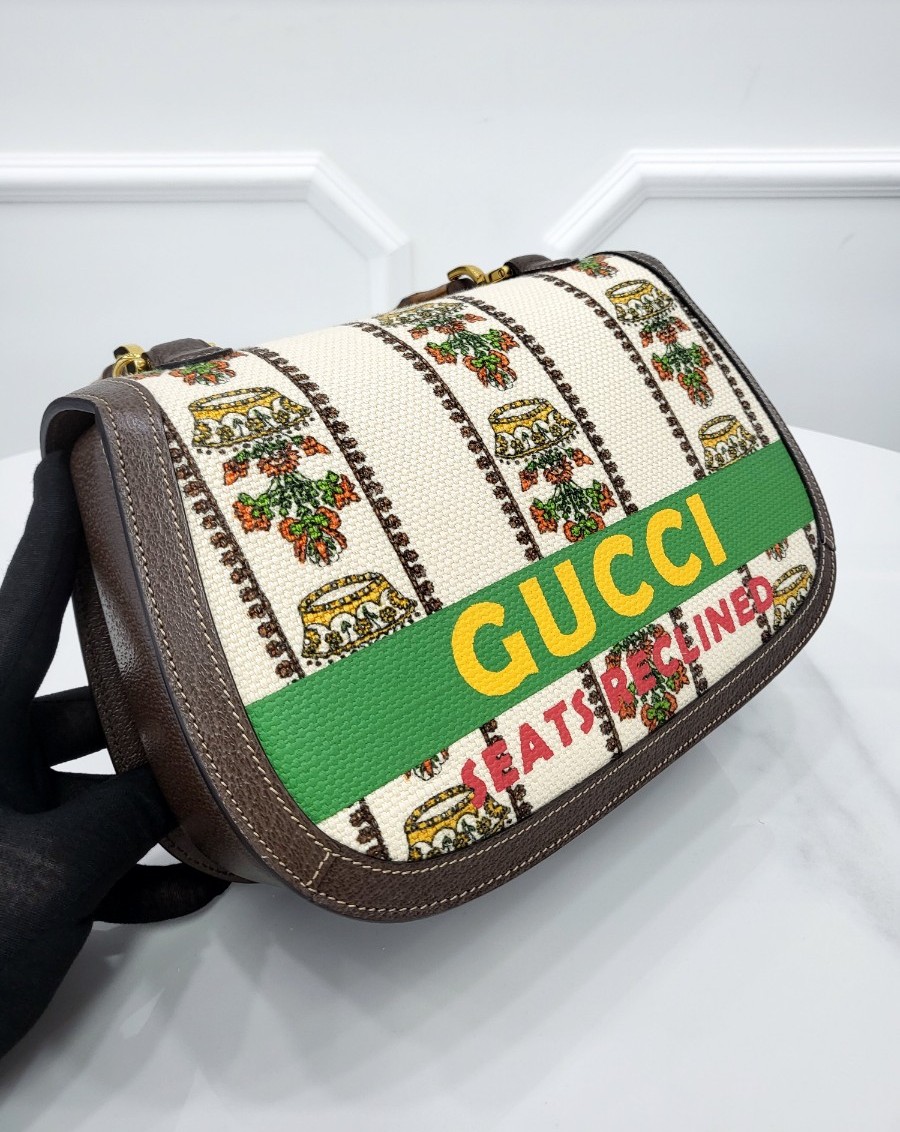 [미다스] 구찌 100주년 뱀부 미듐 토트백 681173