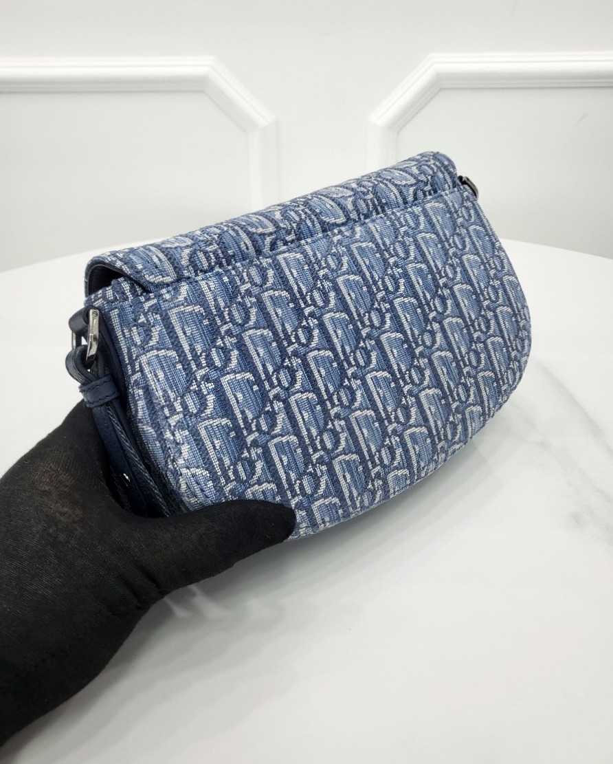 [미다스] 디올 오블리크 자카드 새들 스트랩백 블루 1ADPO325YKY H04E