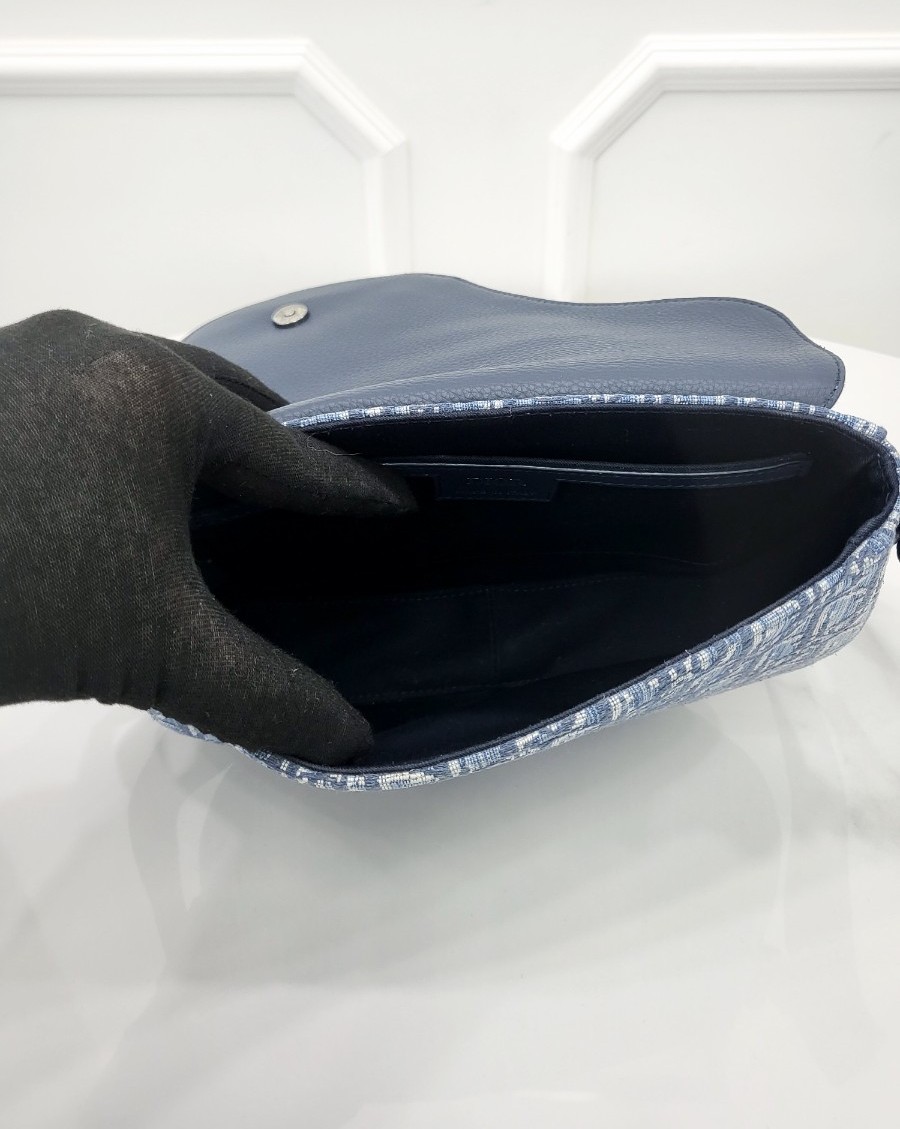 [미다스] 디올 오블리크 자카드 새들 스트랩백 블루 1ADPO325YKY H04E