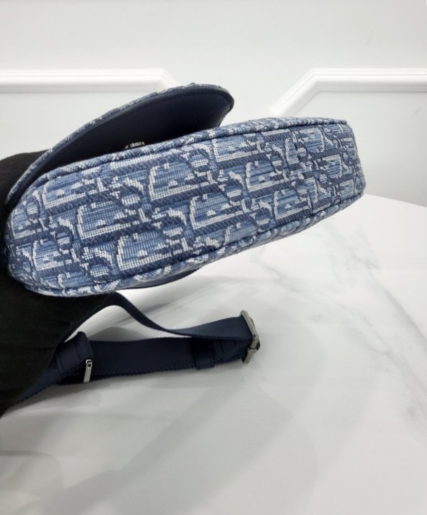 [미다스] 디올 오블리크 자카드 새들 스트랩백 블루 1ADPO325YKY H04E