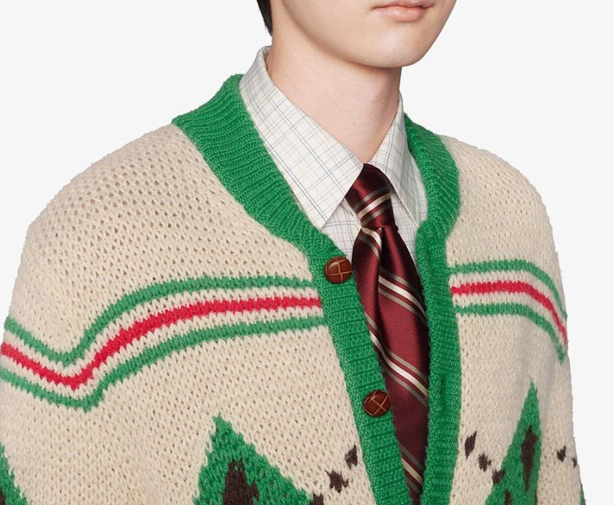 [미다스] 구찌 알파카 자카드 가디건 642798 S