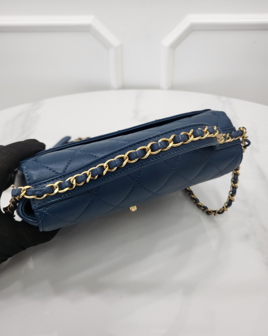 [미다스] 샤넬 19 탑핸들 시즌 금장 체인백 28번대 AS0970