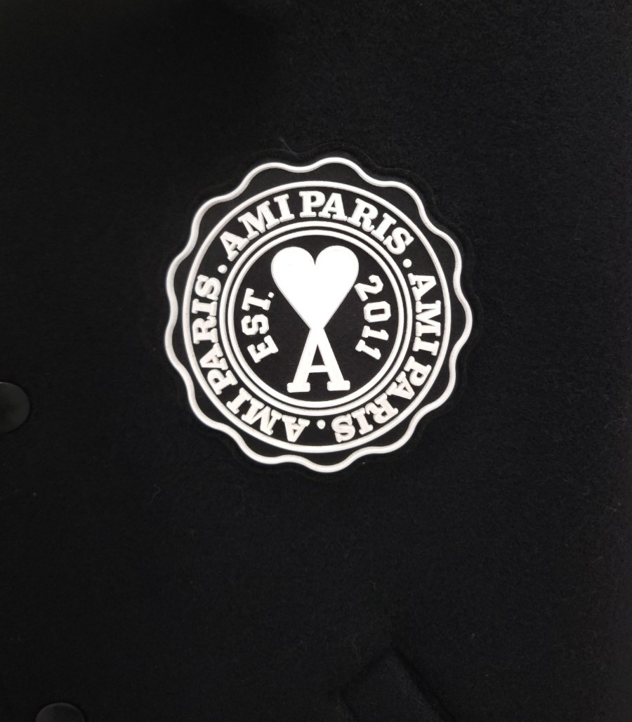 [미다스] 아미 로고 패지 바시티 자켓 H22HJK214.259