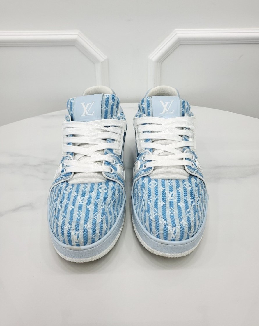 [미다스] 루이비통 LV 트레이너 블루 스트라이프 8 1ABNLI