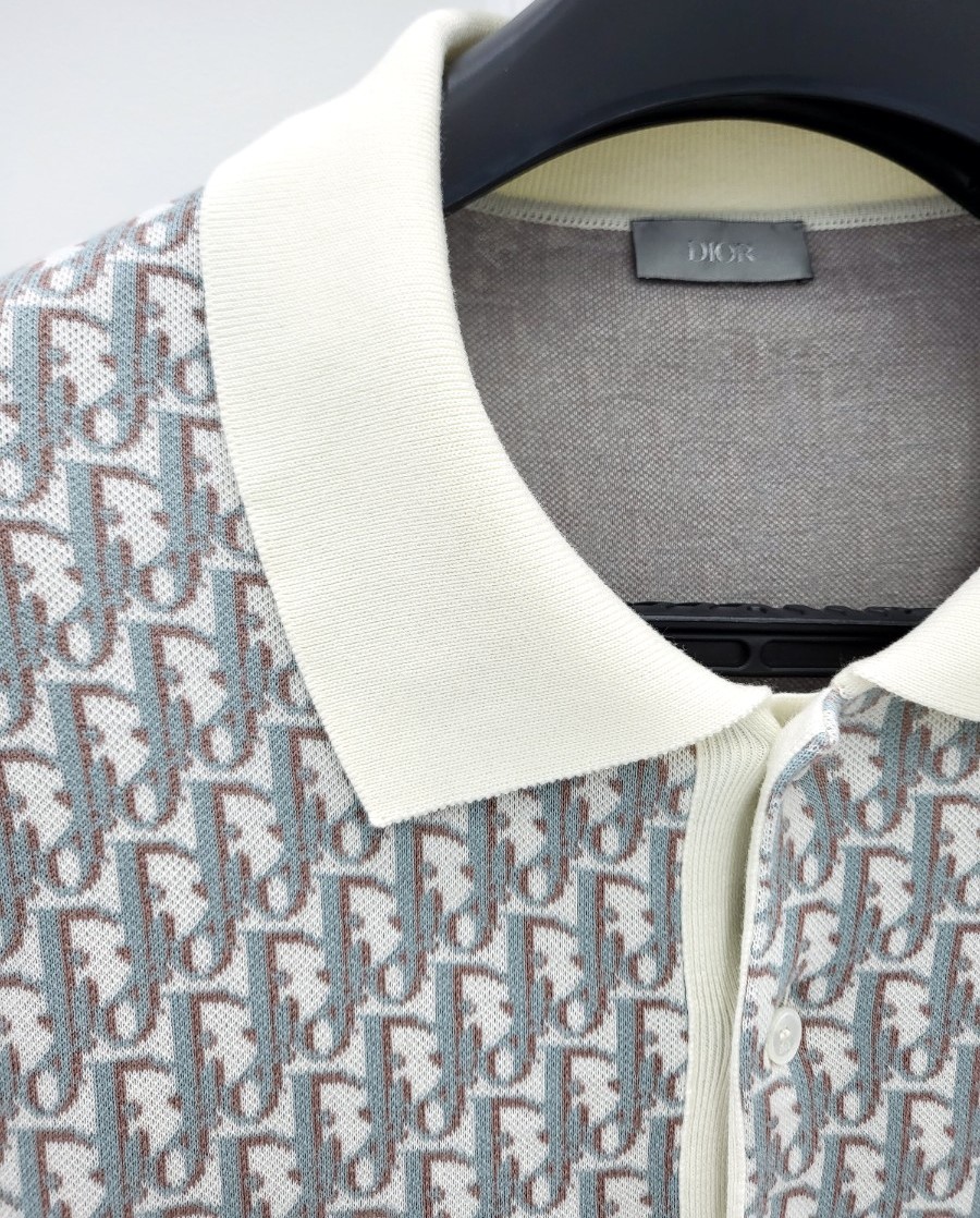 [미다스] 디올 오블리크 자카드 폴로셔츠 293M832AT396 XL