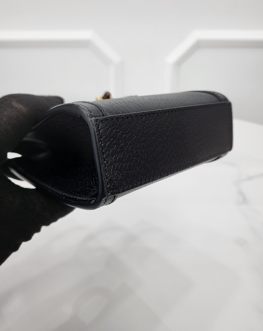 [미다스] 구찌 다이애나 나노 블랙 토트백 760251 새상품