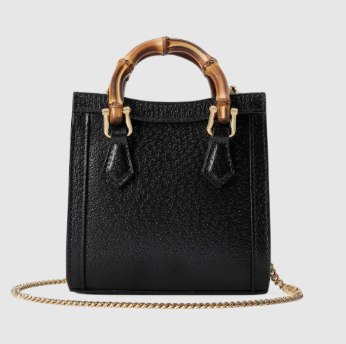 [미다스] 구찌 다이애나 나노 블랙 토트백 760251 새상품