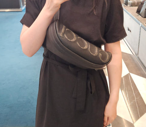 [미다스] 구찌 GG 수프림 로고 레더 벨트백 768111 새상품