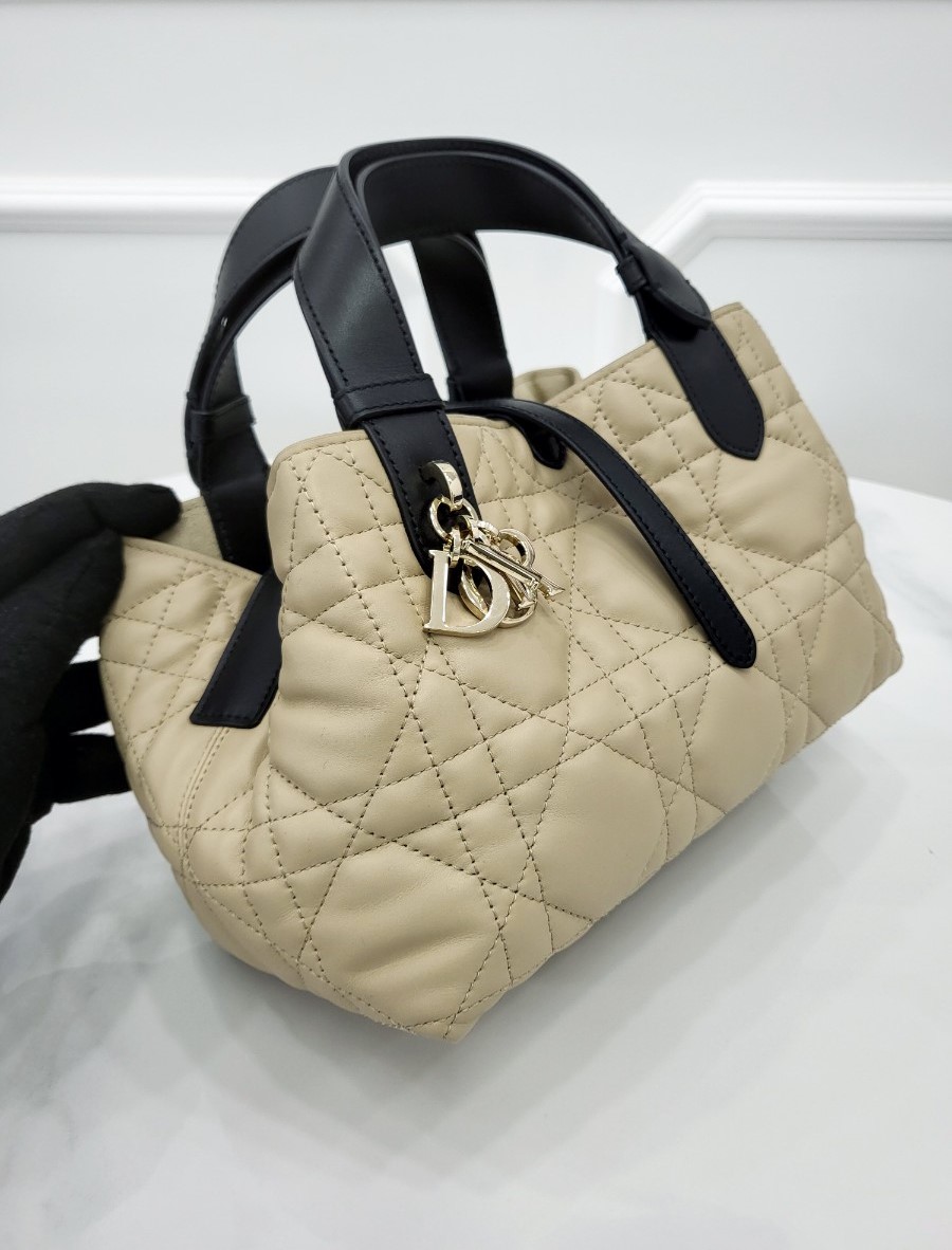 [미다스] 디올 뚜주흐 스몰 블랙 로프 베이지 M2822OSIY_M963