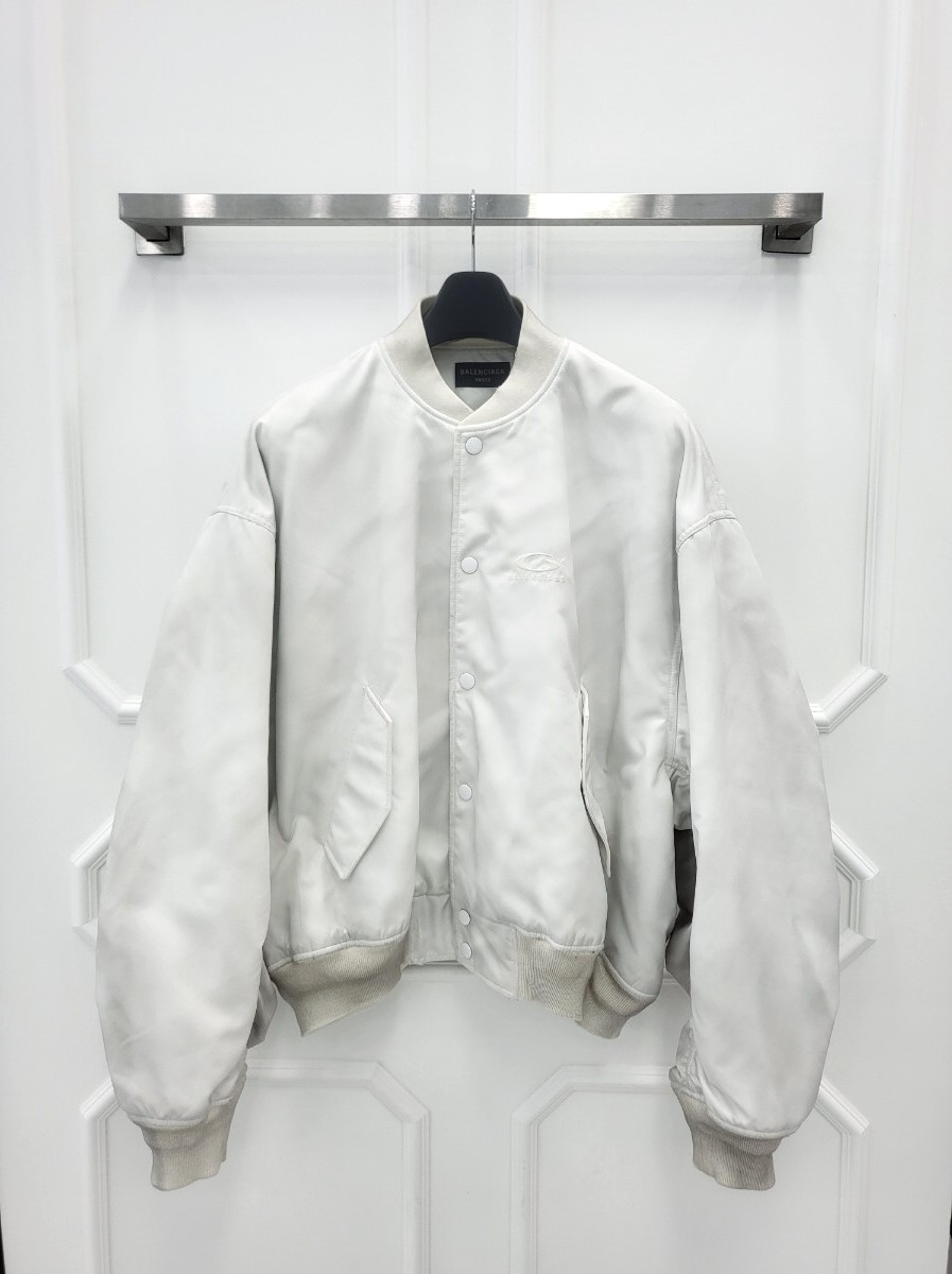 [미다스] 발렌시아가 루프 스포츠 아이콘 바시티자켓 XS 811885