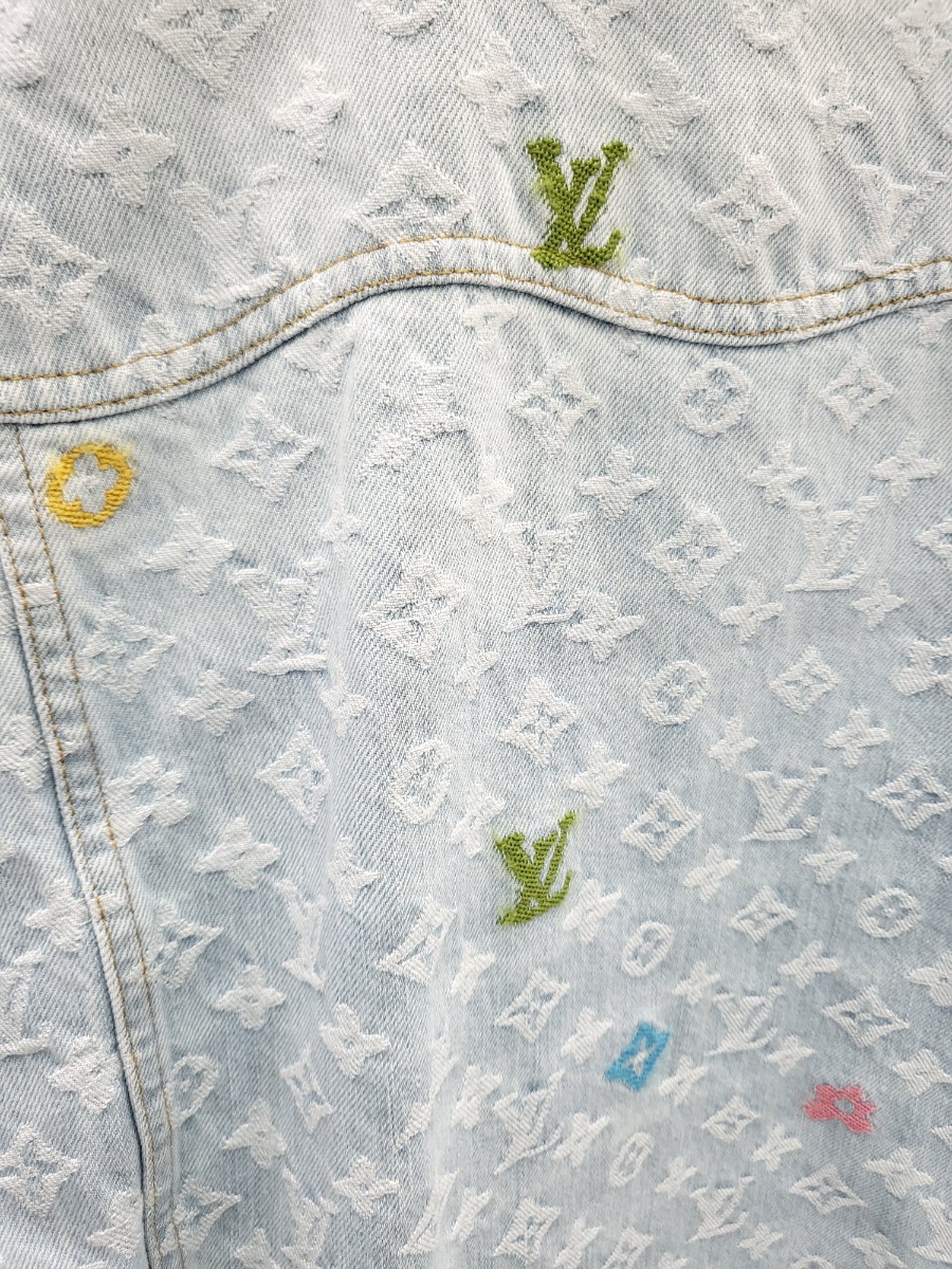 [미다스] 루이비통 타일러 모노그램 데님자켓 58 1AFPTF