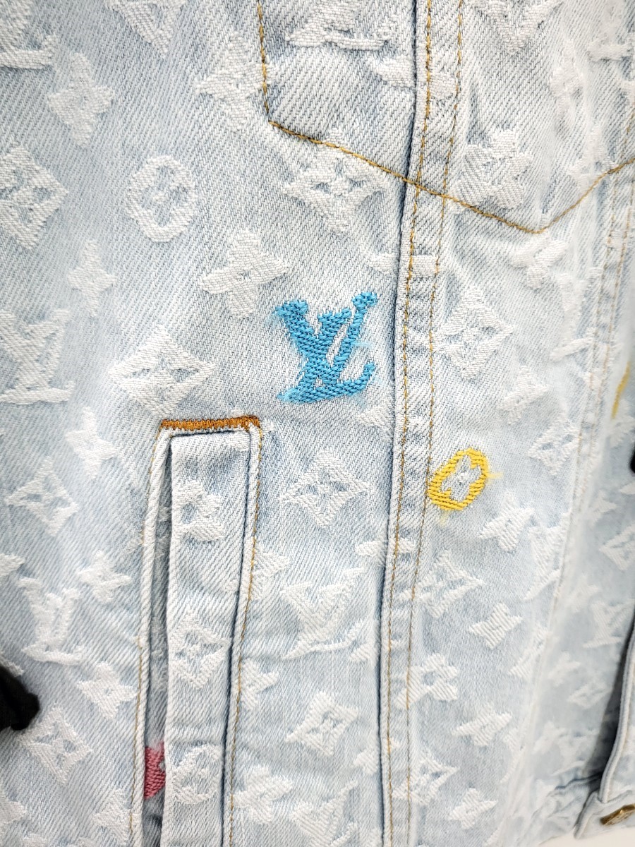 [미다스] 루이비통 타일러 모노그램 데님자켓 56 1AFPTF