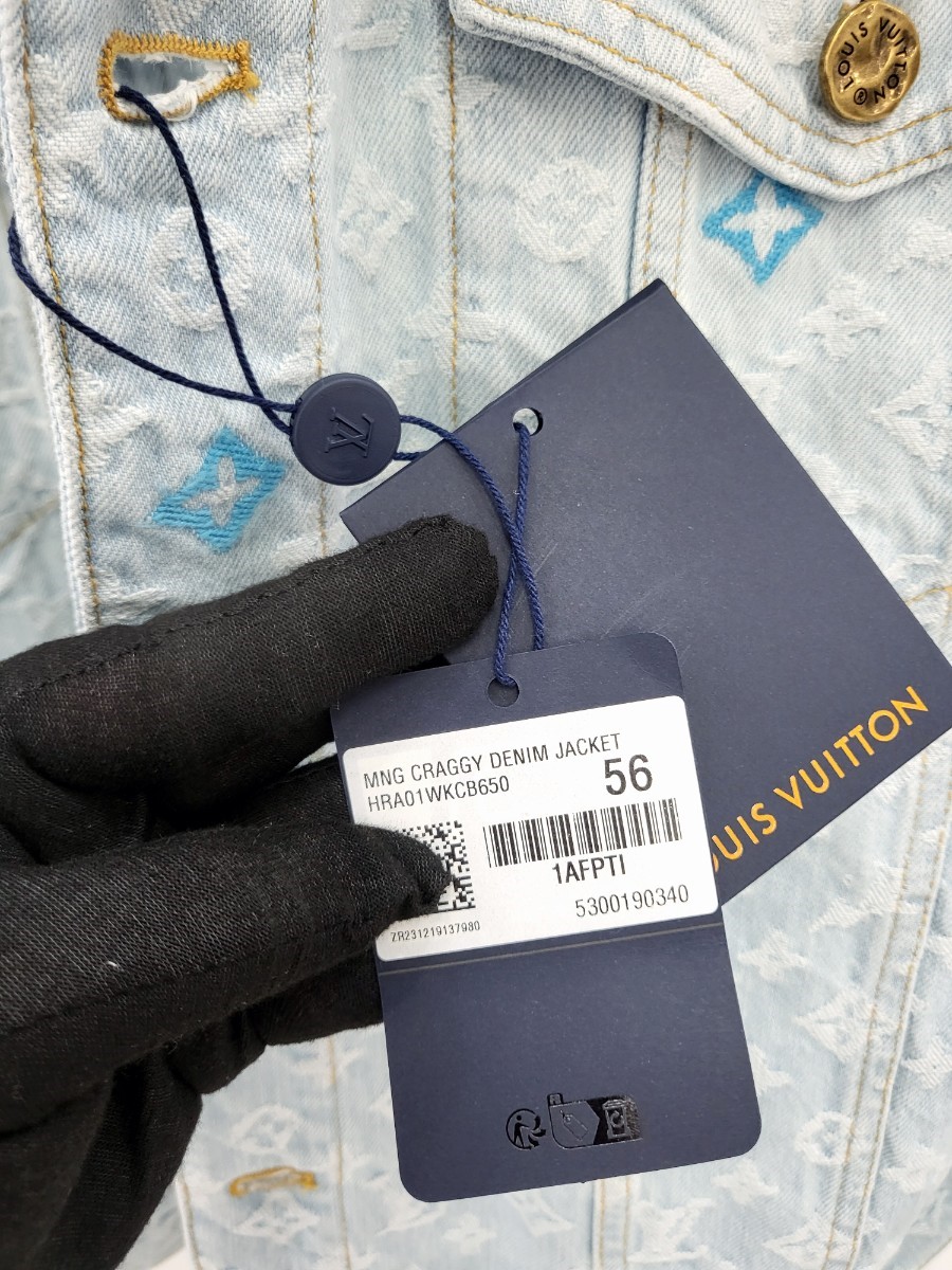 [미다스] 루이비통 타일러 모노그램 데님자켓 56 1AFPTF