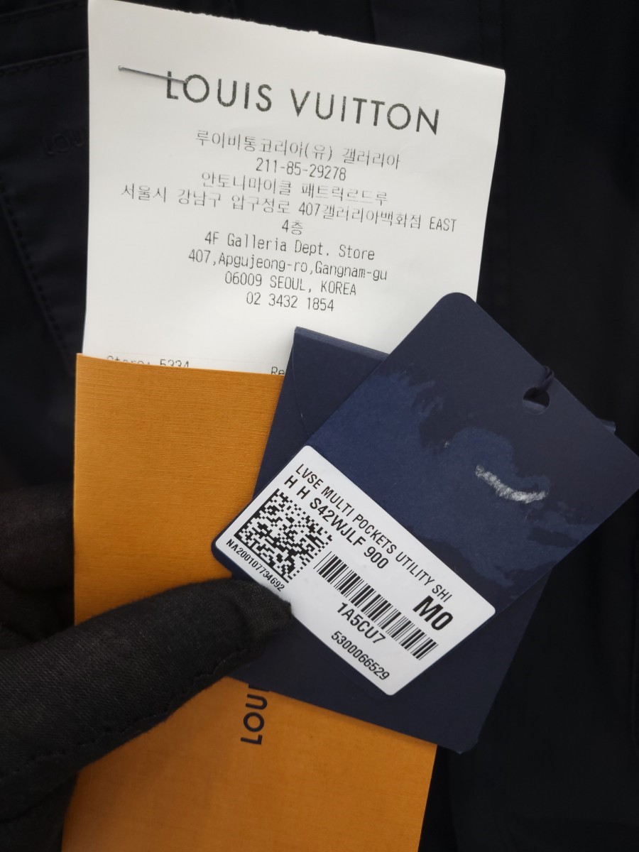 [미다스] 루이비통 유틸리티 멀티 포켓셔츠 M 1A5CUB