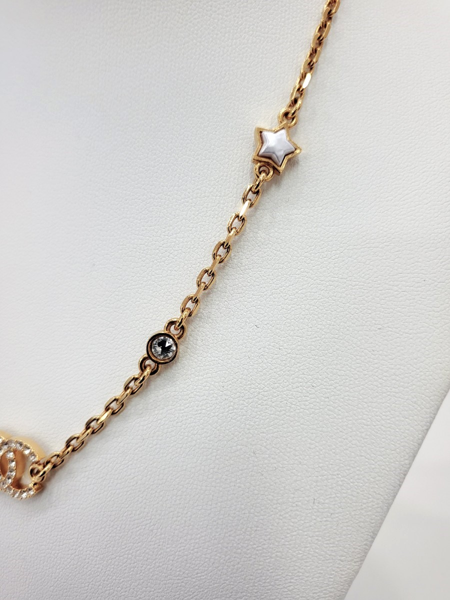 [미다스] 샤넬 24C 크리스탈 별 CC 로고 목걸이 ABC822B